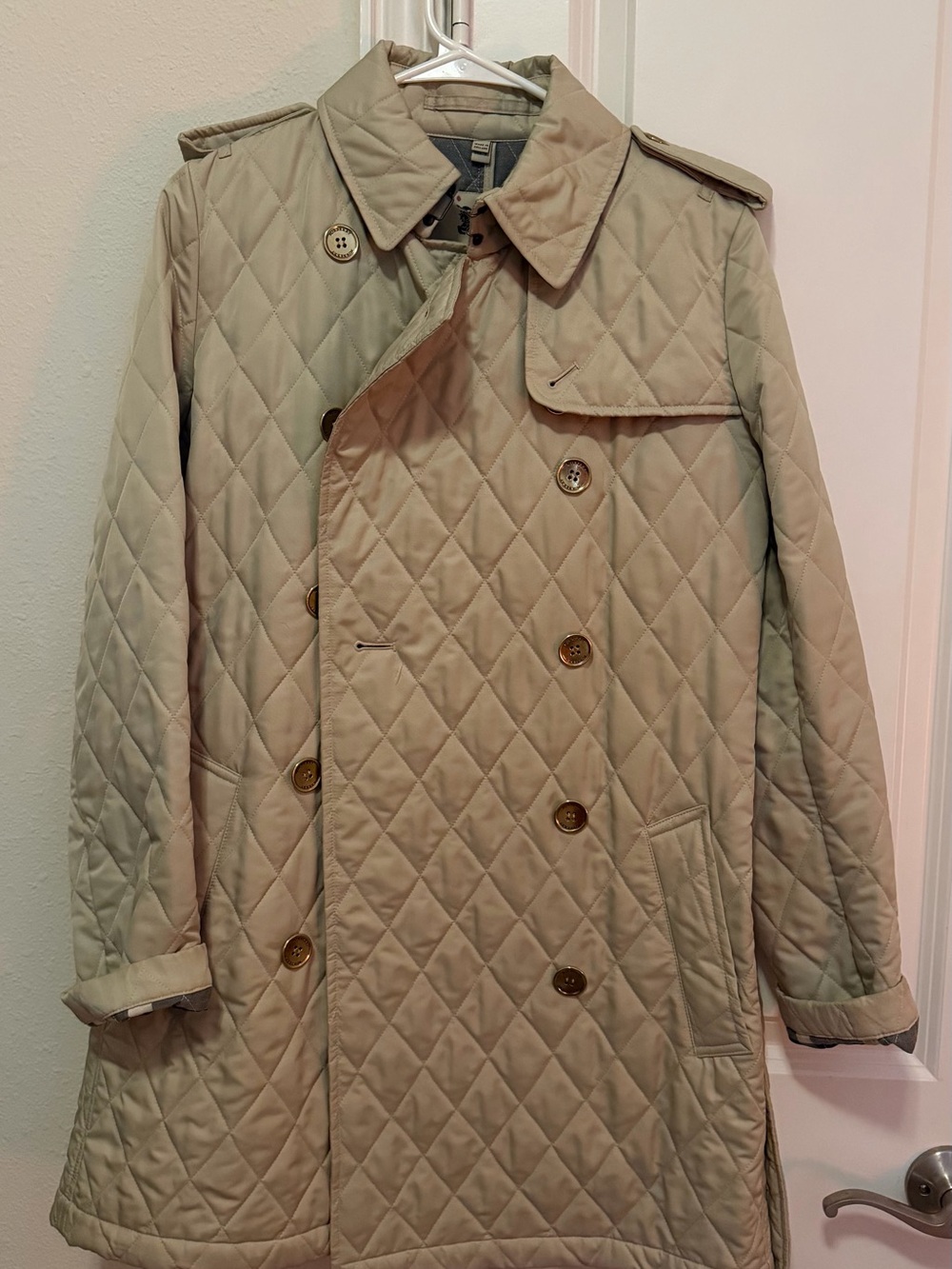 Burberry Diamond Quilted Trench-coat